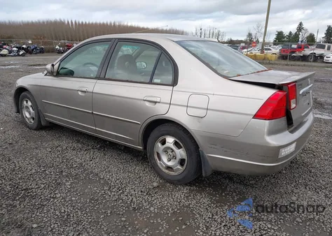 2003 Honda Civic Hybrid from USA, damaged, VIN JHMES95683S023017